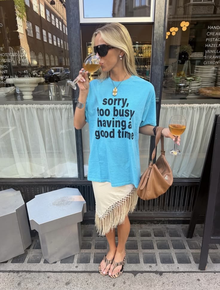 Too Busy Having A Good Time Tee